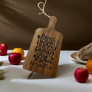Laser Engraved Acacia Wood Cutting Board – Kitchen Decor, Cheeseboard, Gift for Food Lovers