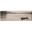Welcome to Bead Lake Vintage Canoers DEC3 | Wall Art Print on Real Wood