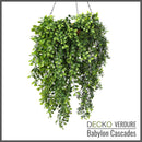 Artificial Hanging Plants - SENNA Collection (2 sets of 3 different plants) | DECKO Verdure Babylon Cascades