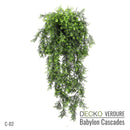 Artificial Hanging Plants - VIOLA Collection (6 different plants) | DECKO Verdure Babylon Cascades