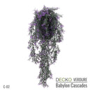 Artificial Hanging Plants - VIOLA Collection (6 different plants) | DECKO Verdure Babylon Cascades