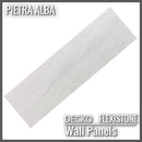 Flexible 3D Stone Wall Panels - PIETRA ALBA - Box of 16 panels (35.4" x 11.8") 46.5 sqft coverage | DECKO Flexistone