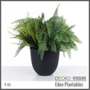 Plantable Artificial Plants - SYLVA Collection (2 Sets of 3 different plants) | DECKO Verdure Eden Plantables