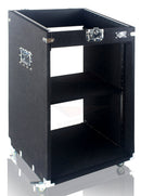 Rackmount Studio Mixer Flight Road Case By GRIFFIN - 25U Mount Space Ultimate Pro-Audio Amp Cabinet Travel Trunk For Music Gear Recording Equipment