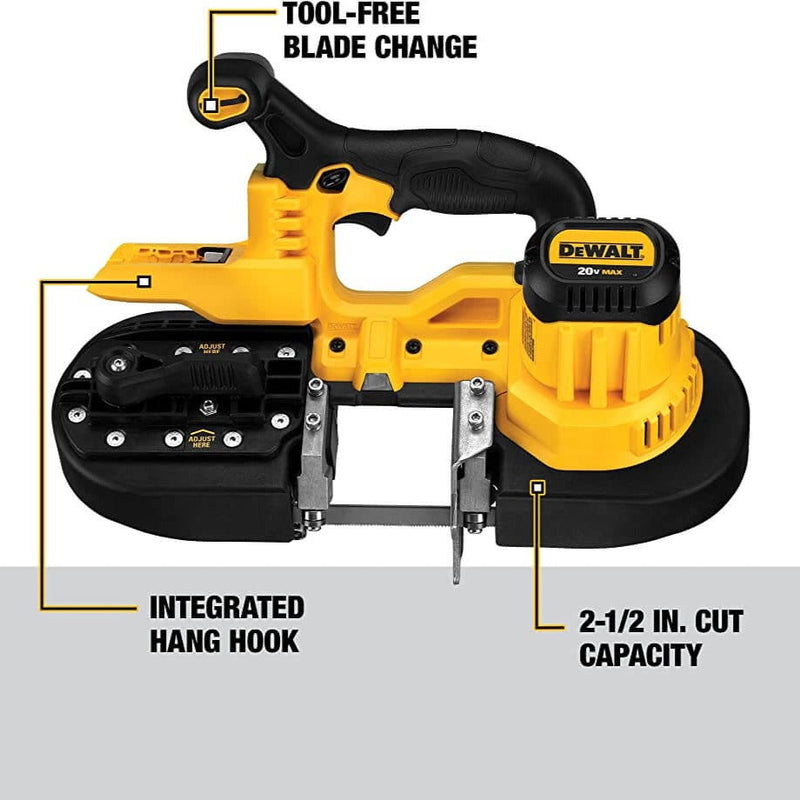 DEWALT DCS371B 20V MAX* Li-Ion Band Saw (Tool Only)