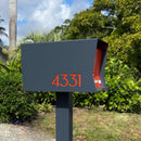 The Original Retrobox in DESIGNER GREY - Modern Mailbox