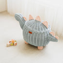 Dinosaur Storage Basket - Pastel Blue/Pink