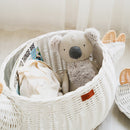 Dinosaur Storage Basket - White