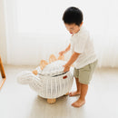 Dinosaur Storage Basket - White