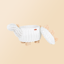 Dinosaur Storage Basket - White