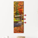 Personalized River Wood Directional Sign | Wall Art Print on Real Wood | Customizable Rustic Lodge Cabin Decor