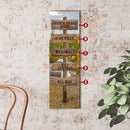 Personalized River Wood Directional Sign | Wall Art Print on Real Wood | Customizable Rustic Lodge Cabin Decor