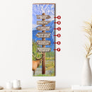 Personalized Mountain Elk Directional Wood Sign | Wall Art Print on Real Wood | Customizable Rustic Cabin Lodge Decor