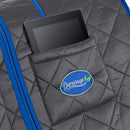 Personal Portable Infrared Sauna with Premium Chair, 30 Minute Timer, with Negative ION and Heated Footpad - Gray
