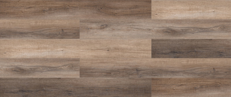 Mansion Blackstone Oak EIR 12 mm 9.3"x72" Uniclic HDF AC5 Waterproof Laminate Wood Flooring - Dekorman Collection top view