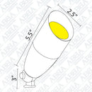 DL05 30 Pack Low Voltage LED Smooth Bullet Directional Outdoor Spotlight with 5W 3000K Bulb