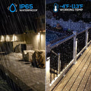 DLA01 12-Pack Brown 2.5W Low Voltage 3000K Warm White Integrated  LED Outdoor Half Moon Deck Lights Package, 12V LED Step Fence Landscape Lights