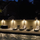 DLA03 12-Pack Black 2.5W 3CCT Low Voltage 3000K Warm White Integrated LED Outdoor Half Moon Deck Lights Package, 12V LED Step Fence Landscape Lights