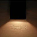 DLA06 6-Pack 2W Low Voltage 2700K Warm White Integrated LED Outdoor Deck Down Lights Package, 12V LED Step Patio Landscape Lights