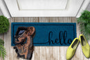 Welcome'' Home'' Hello'' Rubber Non-Slip 30'' x 10'' Indoor Outdoor Doormat