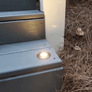 DMB52 1.5W Low Voltage 3000K Warm White Integrated LED Landscape In-ground Brass Waterproof Well Lights Fixture