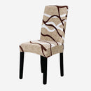 KAS Geometry Chair Cover Elastic Chair Covers Spandex Stretch Anti-dirty Removable Dining Office Chair Case