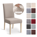 High Stretch Dining Chair Cover, 1/2/4/6pcs Jacquard Spandex Slipcover