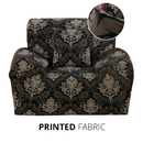 KAS Armchair Cover 4-Styles Elastic Sofa Cover Couch Covers for Living Room Stretchable Slipcover for Chairs - 1 Seater Chair Slip Cover
