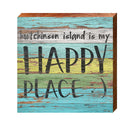 Hutchinson Island is My Happy Place | Wall Art Print on Real Wood