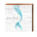 Jensen Beach Mermaid Tail | Wall Art Print on Real Wood