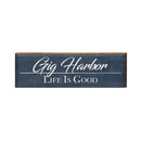 Gig Harbor Wooden Sign | Wall Art Print on Real Wood