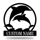 Dancing Dolphins Monogram