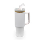 The Volleyball State 40 oz Tumbler | White | Double Play Apparel & Engraving LLC
