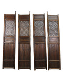 Double Happiness Lattice Screen Door Panel - Set of 4