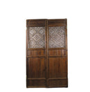Pair of Antique Chinese Double Happinese Lattice Door