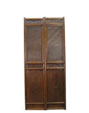 Pair of Beautiful Lattice Screen Door Panel