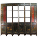 Mid 19th Century Hand Painted Room Divider - Set of 6