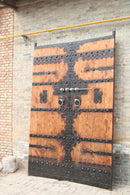 Z-107" Tall Massive Vintage Chinese Gate Door