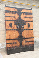 Z-107" Tall Massive Vintage Chinese Gate Door