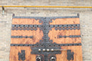 Z-107" Tall Massive Vintage Chinese Gate Door
