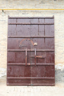 Z-107" Tall Massive Vintage Chinese Gate Door