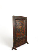 Embossed Flying Dragons Tibetan Wall Art or Room Divider or Head Board