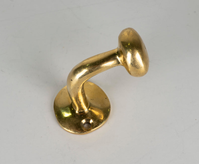 Handcrafted Unlacquered Solid Brass Wall Hooks