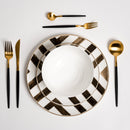 Davi Black Crossroad Plates
