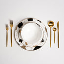 Aurora Black Plates Set