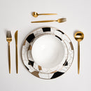 Aurora Black Plates Set