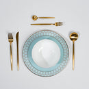 Tiffany Blue Plates Set