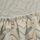 3D Jacquard Geometric Sofa Cover, High Stretch Soft Polar Fleece Slipcover for Couch