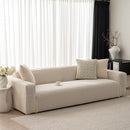 3D Jacquard Geometric Sofa Cover, High Stretch Soft Polar Fleece Slipcover for Couch