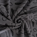 3D Jacquard Geometric Sofa Cover, High Stretch Soft Polar Fleece Slipcover for Couch